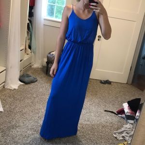 deep blue dress